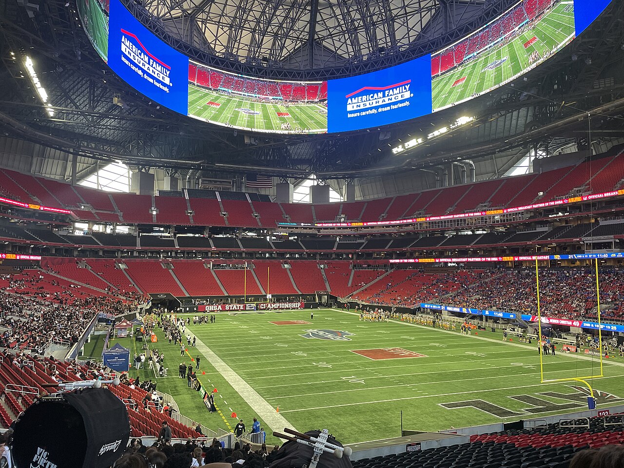 Mercedes-Benz Stadium interior