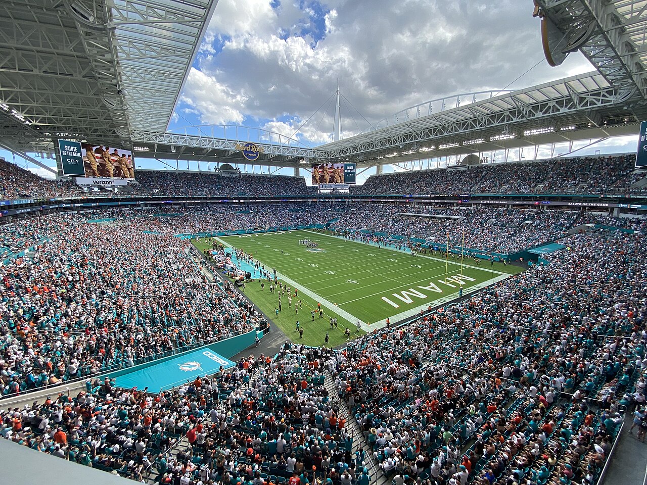 Hard Rock Stadium interior